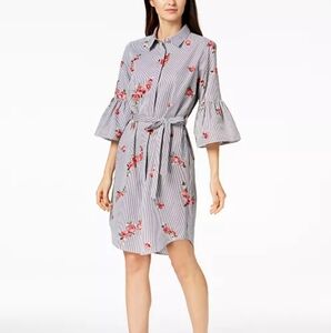Calvin Klein embroidered shirt Dress